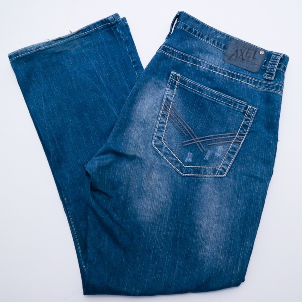 Axel Mens Wolcott Vintage Bootcut Jeans